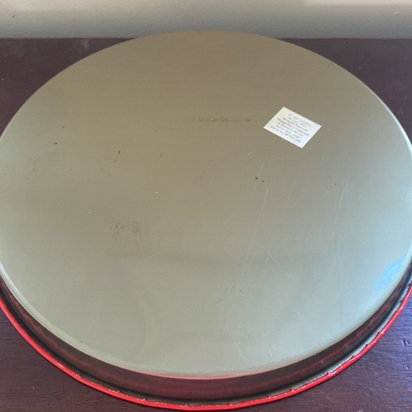 Cute Vintage holiday metal 12” tray by Giordano Arts - Picture 3 of 4